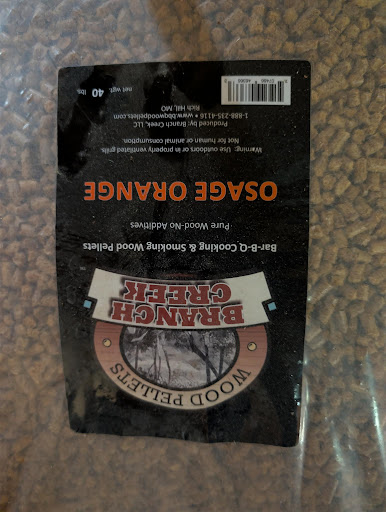 Bagged hardwood pellets for grilling